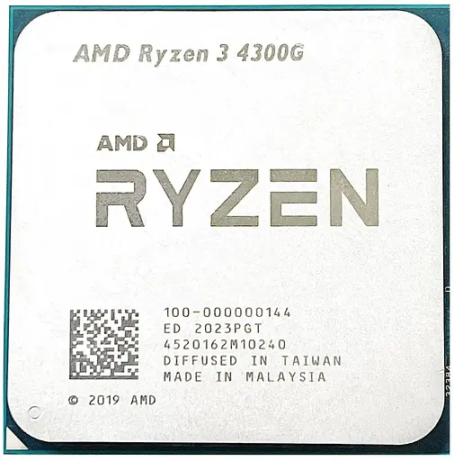 Процессор AMD Ryzen 3 4300G 3.8-4.0 GHz AM4, 65W Б/У