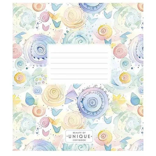 Зошит учнівський "Unique" 024-3372L-1 в лінію, 24 аркуша