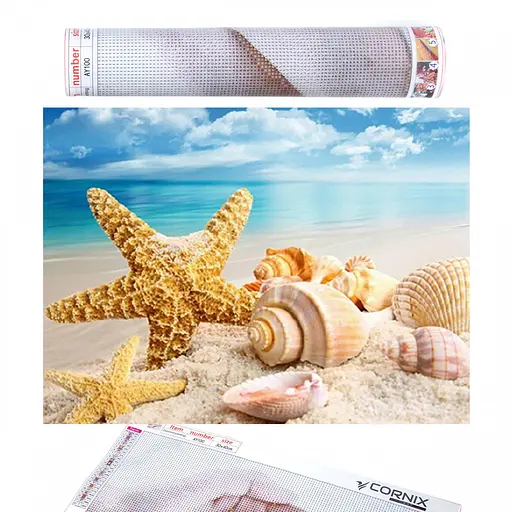 Набір алмазної мозаїки (вишивки) Cornix Art 40 x 30 см AY47 - фото 1