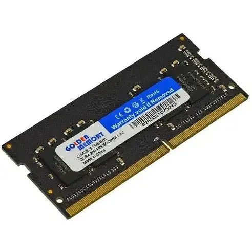Пам'ять SO-DIMM DDR4 8Gb 2666 MHz Golden Memory 1.2V CL19 (GM26S19S8/8) - фото 1