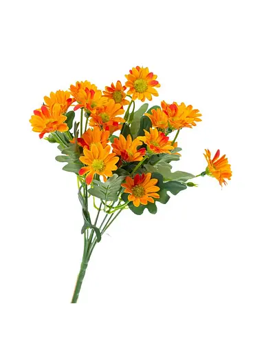 Букет хризантеми, 32 см помаранчевий 8722-024 ELISEY