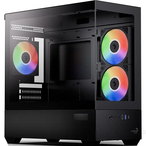 Корпус AeroCool P300D Digi-G-BK-v1 Black (ACCS-PN05033.11) - фото 1