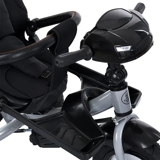 Дитячий триколісний велосипед MT 1007-1 чорний - фото 2