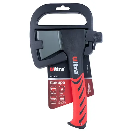 Топор Ultra фибергласовая ручка 560г 4320012 - фото 6