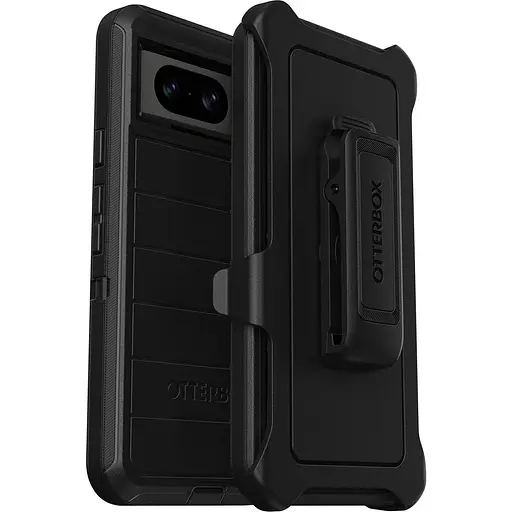 Чехол противоударный с клипсой OtterBox Defender Pro для Google Pixel 8 (6.2") Black 77-94196 - фото 5