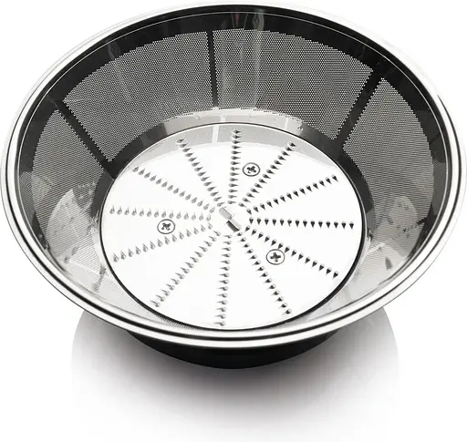 Gorenje Соковитискач відцентрований 800Вт, чаша-1.1л, макуха-1.5л, жолоб на ціле яблуко, пластик/метал, чорний - фото 5