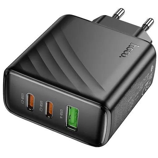 МЗП Hoco CS26A Article PD45W (1USB-A/2C) Black - фото 2
