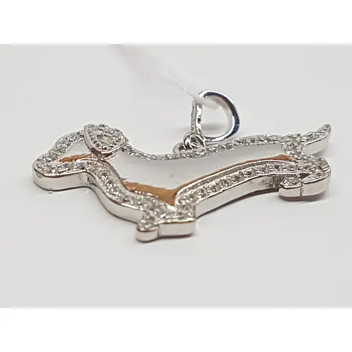 Срібна підвіска Silvex 925 з фіанітами. П2Ф/373 - фото 3