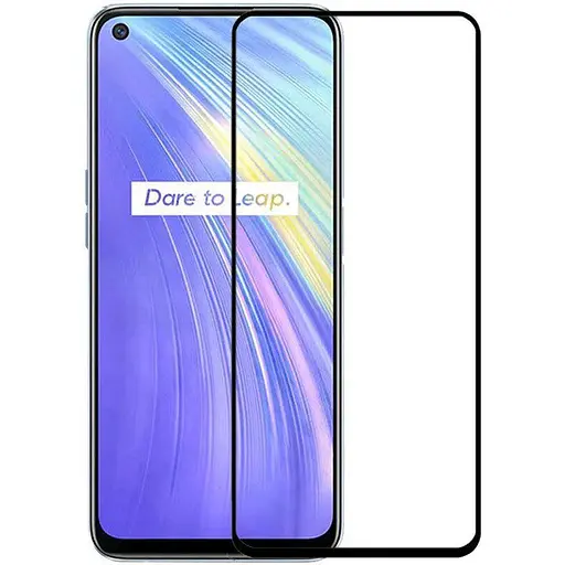 Защитное стекло Full Glue Realme 6 Ceramics Anti-Shock Glass - фото 1