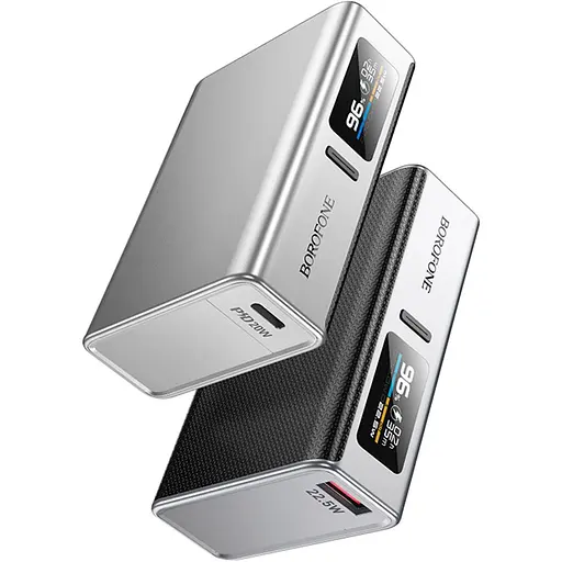 Внешний аккумулятор Borofone BJ72 Energy 10000mAh 22.5W Silver (132912) - фото 3