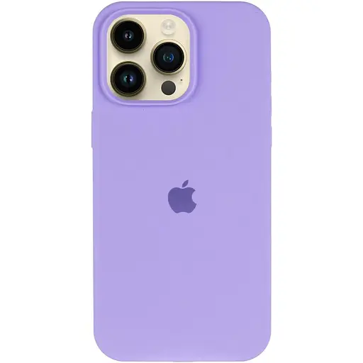 Чохол Epik Silicone Case AA Logo with MagSafe для Apple iPhone 15 Pro 6.1 Бузковий/Dasheen - фото 2