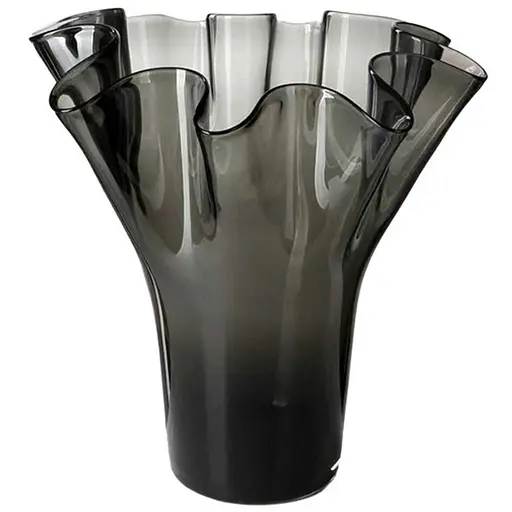 Ваза Lefard Tissue Grey стеклянная 30х21 см (804-152) - фото 1