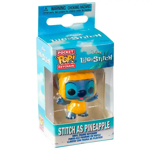 Игровая коллекционная фигурка на клипсе Funko Pop! - Стич с ананасом