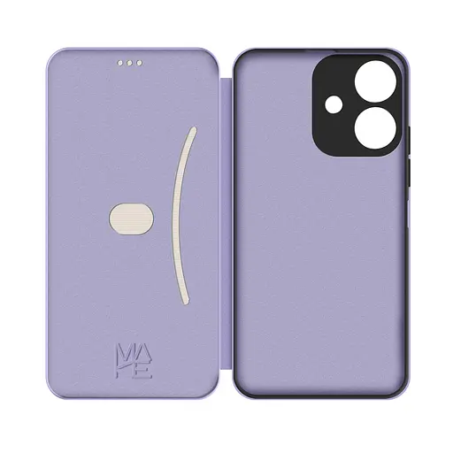 Чехол-книга Make Oppo A3/A3X Flip Lilac - фото 4