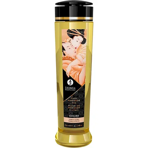 Масажна олія Shunga Erotic Massage ваніль, 240 мл