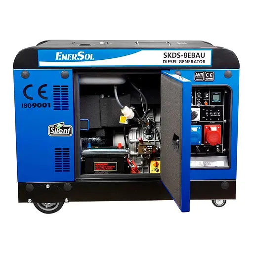 Генератор дизельний 7.5 кВт EnerSol SKD-8EBAU (41-00487) - фото 2