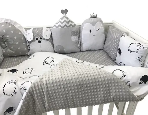 Дитячий набір Moontime у ліжечко "Овечки" - фото 2