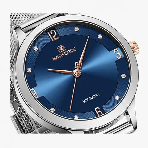 Женские наручные часы Naviforce Anna (Серебристые) - фото 5