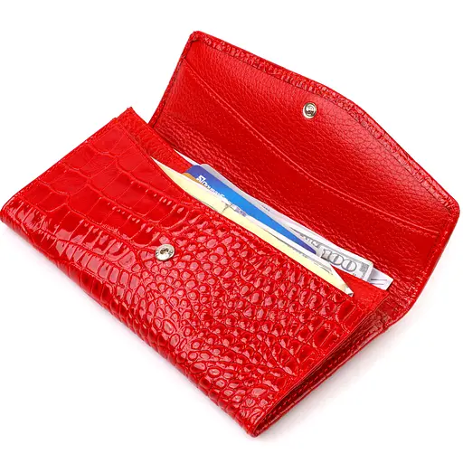 Жіночий шкіряний гаманець Canpellini 18х9х1 см acs0025544 - фото 3