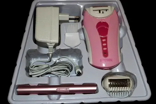 Жіночий епілятор Gemei Brown BR-3029 4 в 1 - фото 6