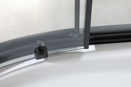 Душевая кабина угловая Eger Tisza 90x90 раздвижная стекло Spagetti без поддона black 599-021 -BS/1, интимато, черный - фото 4