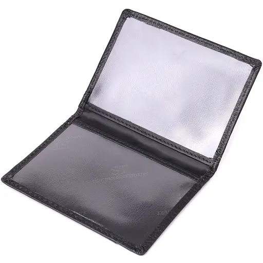 Мужской кошелек для карточек из натуральной кожи ST Leather 8х11х0.5 см acs0029622 - фото 5
