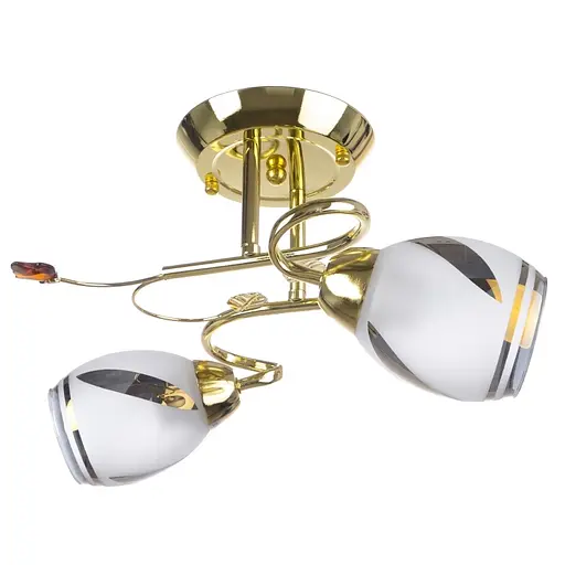Люстра потолочная Brille классическая E27 40W G (LK-367C/2)