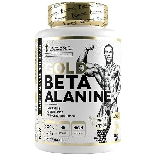 Бета-аланін Kevin Levrone Gold Line Gold Beta Alanine, 120 таблеток для витривалості