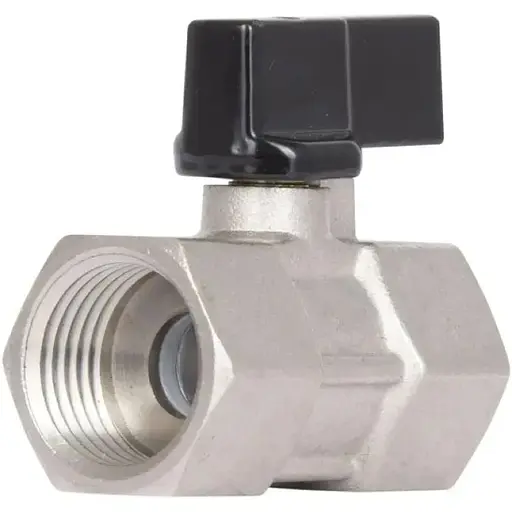 Кран кульовий міні Thermo Alliance Forte 1/2" ВВ прямий, півметелик SF265W15 - фото 1