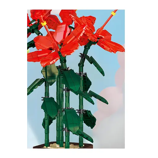 3D конструктор Flowers Орхидея на 926 деталей (25-130) - фото 5