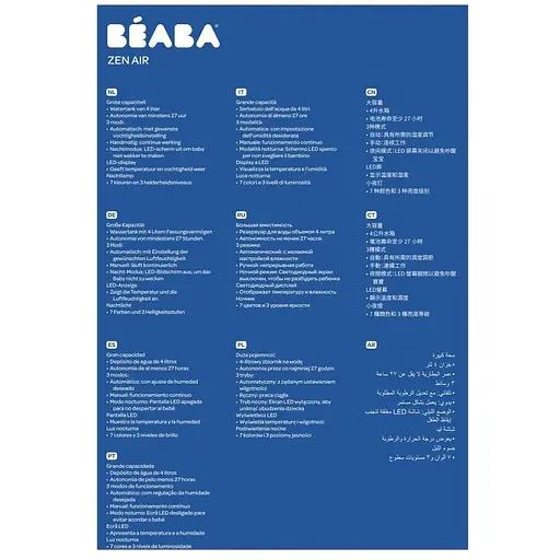 Зволожувач повітря Beaba Zen синій (920416) - фото 6