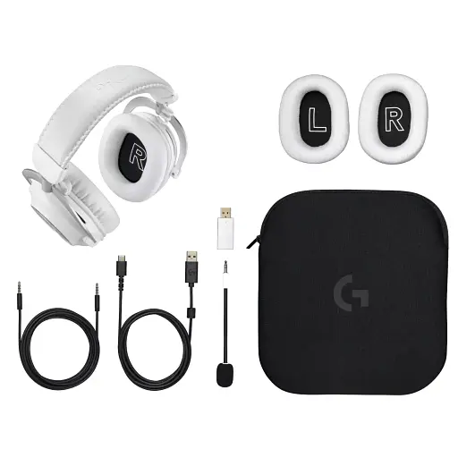 Наушники Logitech G Pro X 2 Lightspeed Wireless White (981-001269) - фото 6