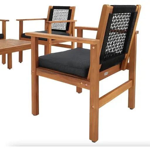 Комплект садових меблів Di Volio Marata чорний - фото 6