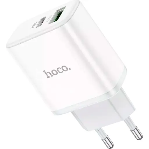 Сетевое зарядное устройство Hoco C105A PD 20W White [86910] - фото 3