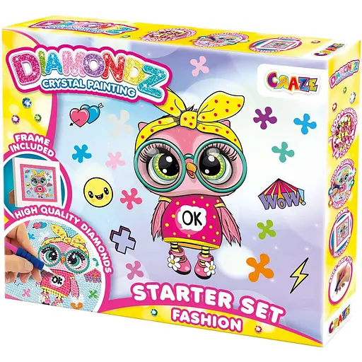 Набір для створення картини Craze Diamondz Сова в рамці зі стразами (47385) - фото 2