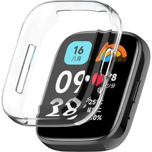 Чехол-накладка DK Silicone Face Case для Xiaomi Redmi Watch 3 Active / 3 Lite (clear)