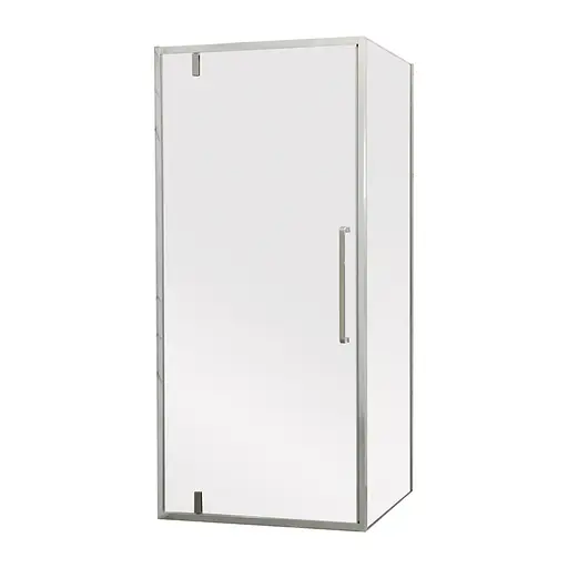 Душевая кабина без поддона Mixxus Premium Bevel SC01-90x90x195-TR хром прозрачное стекло 6 мм MI6863, Универсальная, прозрачная, хром - фото 1