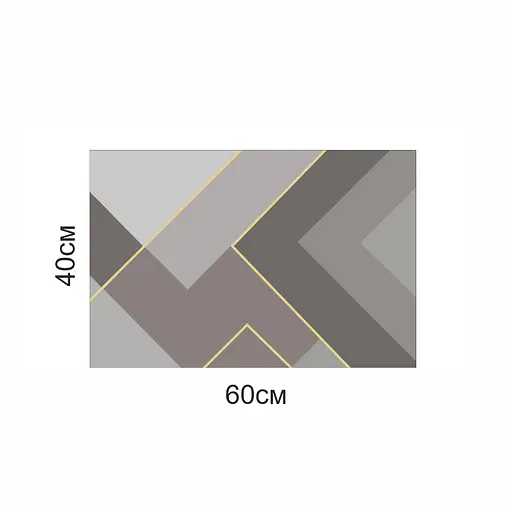 Инновационный Суперпоглощающий Диатомитовый Коврик для ванной Aquarius 40х60 см Кофе/Серый - фото 2