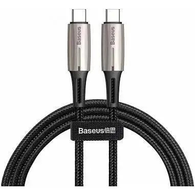 Капроновий кабель Baseus 3a 60 Water Drop-shaped Lamp Type-C 1 м CATSD-J01 - фото 1
