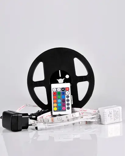 Світлодіодна стрічка Goldlux 314444 RGB 18W IP65 5m Controller - фото 1