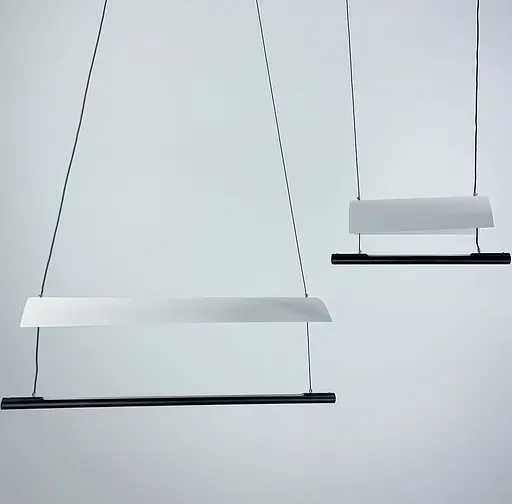 Підвісний світильник 30х15 см | Арт. AA233-300 BK+WT | Line F - фото 4