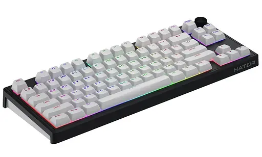 Клавіатура HATOR Skyfall 80 Wireless ENG Black White (HTK3180) - фото 5