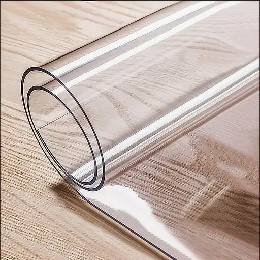 Силіконова скатертина Crystal М'яке скло 140х130 см 1 мм (1000 мікрон) - фото 3