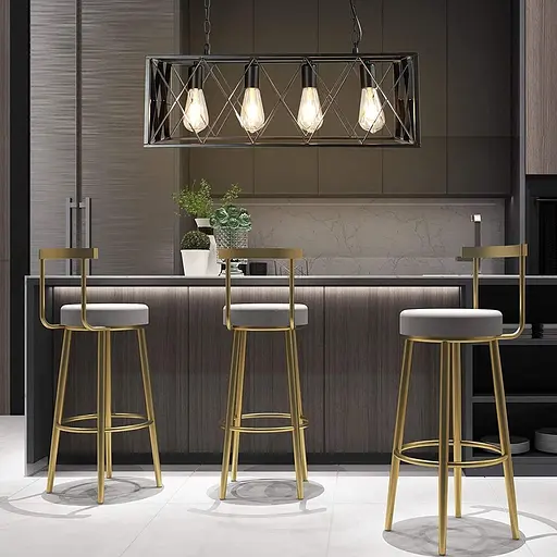 Промисловий світильник стельовий MR.3 Retro Rectangle Pendant Light 4 Light Kitche Island Lighting - фото 2
