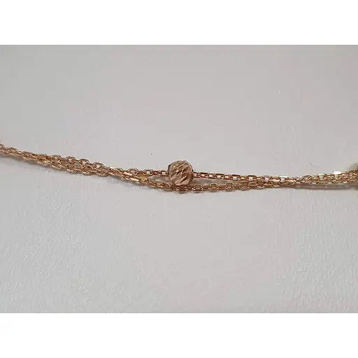 Золотое колье Favoritum с алмазной гранью. 810071 - фото 2