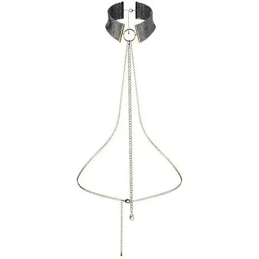 Бусы-воротник Bijoux Indiscrets Desir Metallique Collar - Black