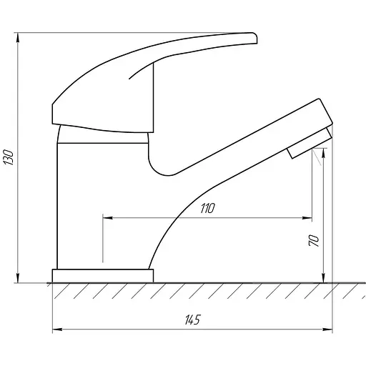 Змішувач для раковини Globus Lux Caprice GLCA-0101 - фото 4