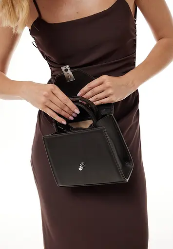 Жіноча шкіряна сумка Futsy темно-коричнева - фото 7