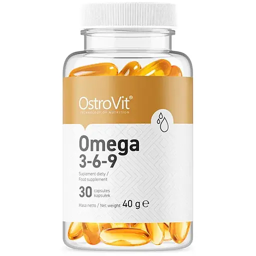 Жирные кислоты OstroVit Omega 3-6-9, 30 капсул - фото 1