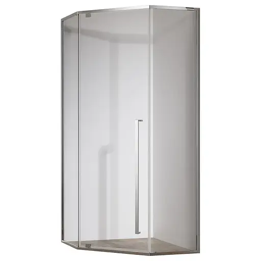 Душевая кабина без поддона Koer SR SC06 -90x90x200-TR-01 прозрачное стекло Easy Clean 8 мм, хром KR5364, Универсальная, прозрачный, хром - фото 1